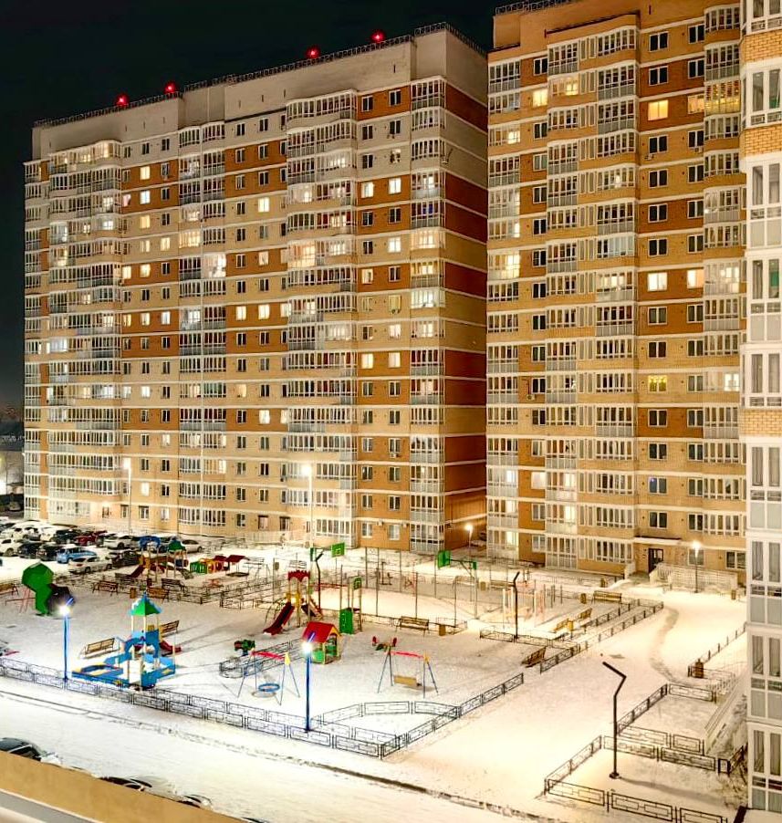 Как же красиво и светло в нашем ЖК Звёздный вечером