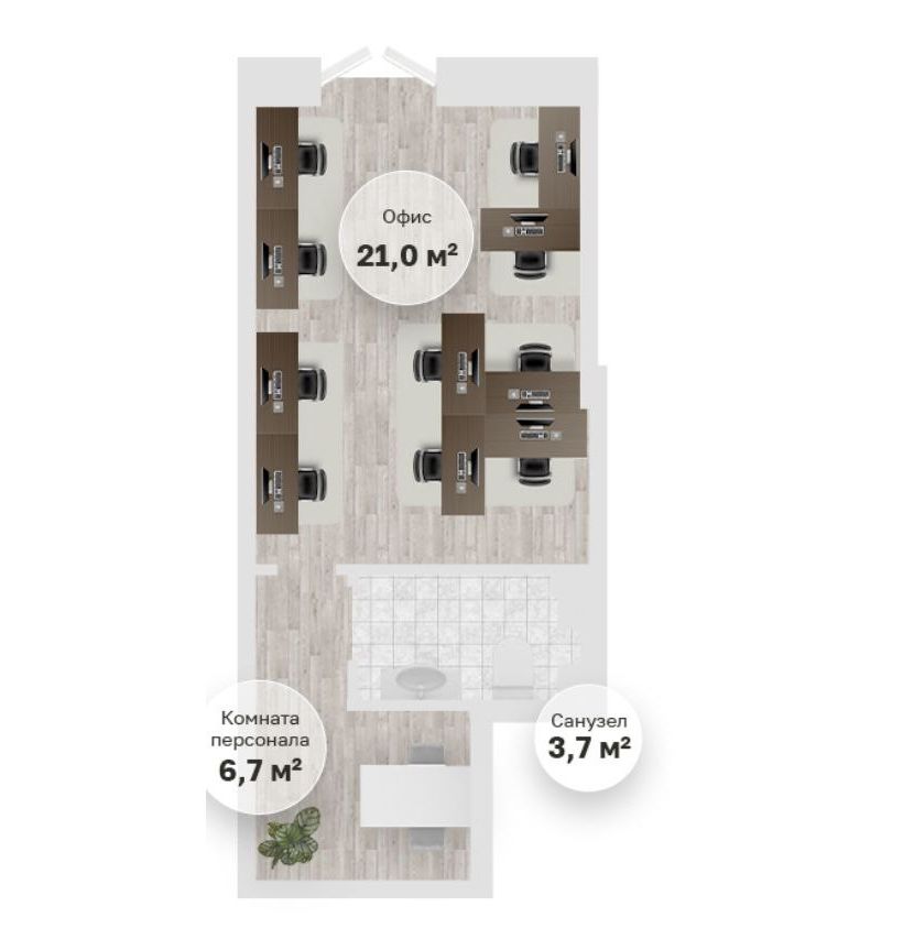 В продаже нежилое помещение в новом ЖК «Звёздный» дом №2!