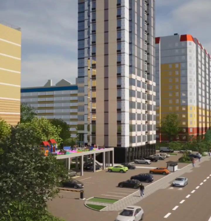 В ЖК на Богомягкова 101 в наличии солнечная евродвушка площадью 50.9 м2